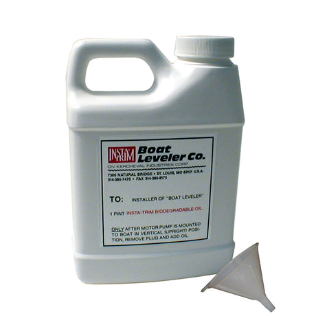 Boat Leveler Oil & Funnel Kit - 12612