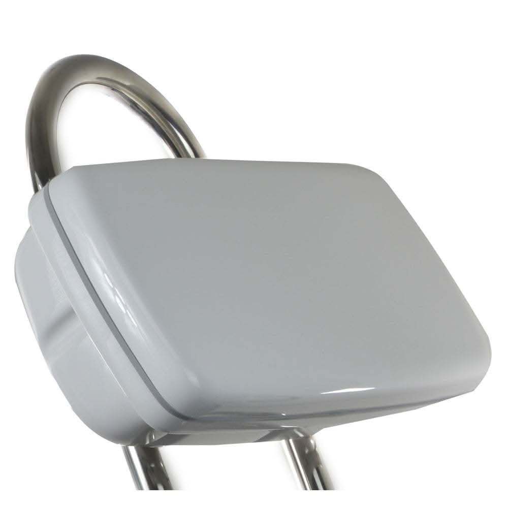 NavPod GP1040 integrated navigation pod mounted on shiny metal power mount stanchion for pedestal guard installation