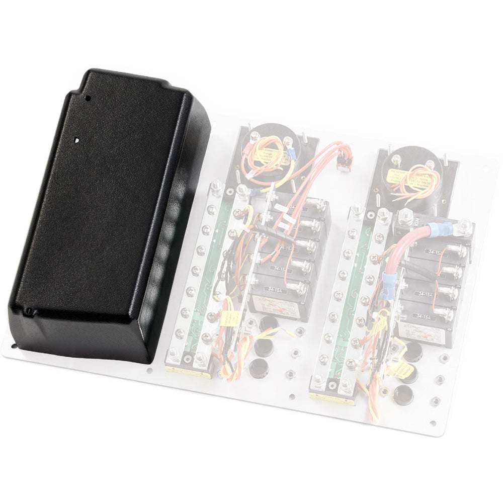 Blue Sea 4029 AC isolation cover for 8-position circuit breaker panel back protection