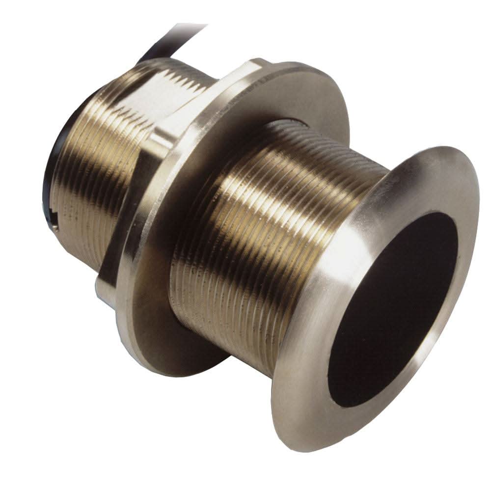 Raymarine B60-12 bronze tilted element transducer for marine depth and temperature sensing