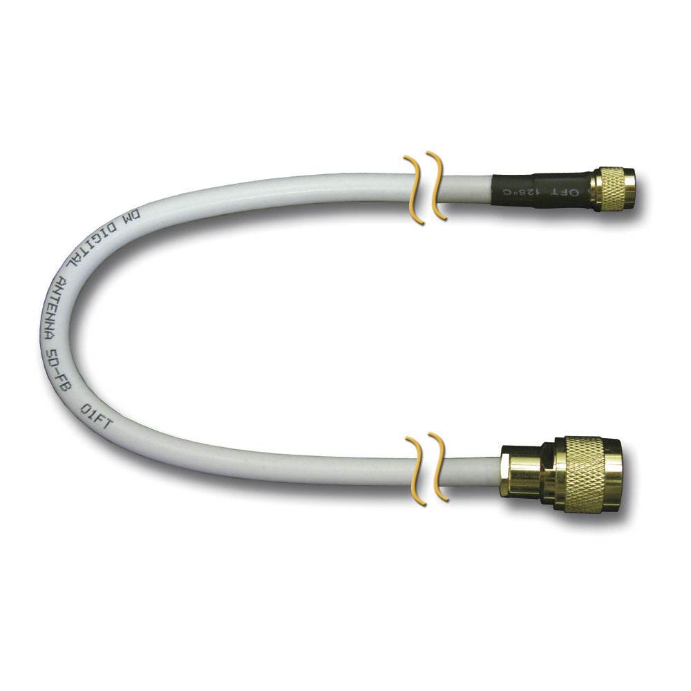 Digital Antenna 75' DA340 cable with weather-tight type N male and female connectors for low signal loss