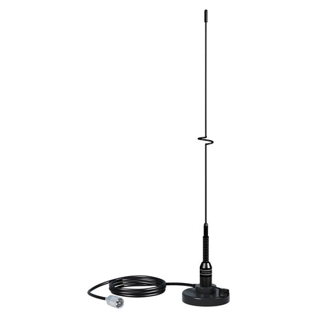Shakespeare VHF 19" 5218 Black SS Whip Antenna - Magnetic Mount - 5218