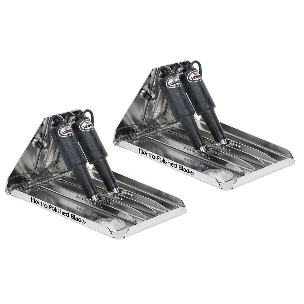 Lenco 19" x 14" Extreme Duty Performance Trim Tab Kit w/o Switch Kit 12V - 15046-101 - 15046-101