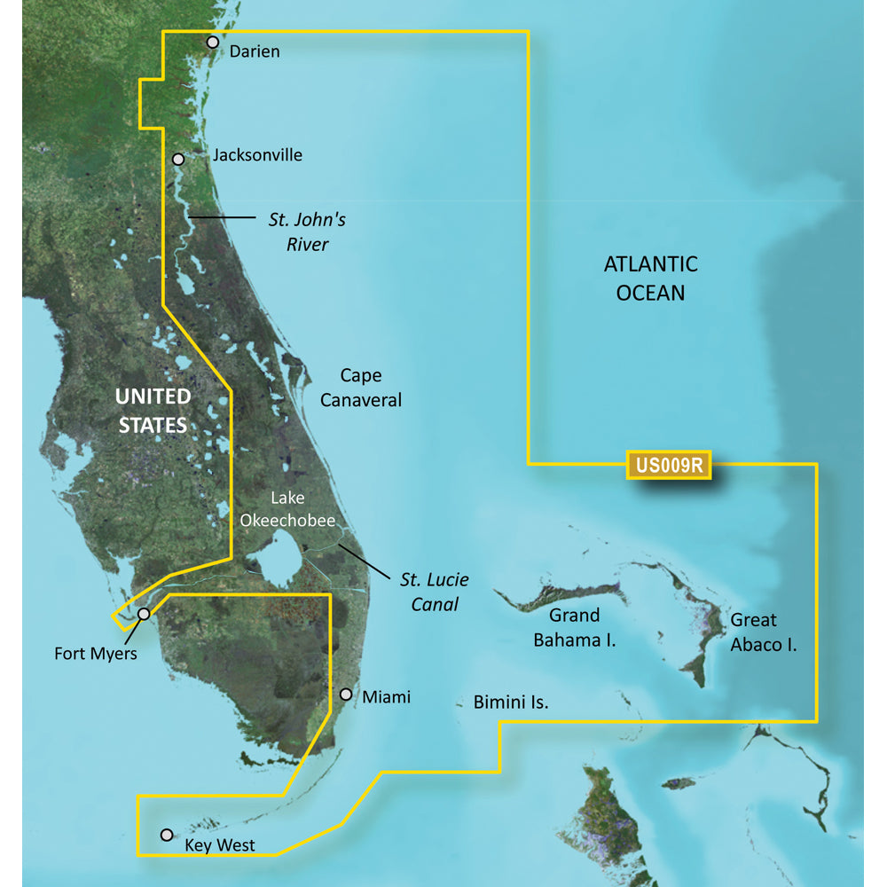 Garmin BlueChart g3 Vision HD - VUS009R - Jacksonville - Key West - microSD /SD 010-C0710-00