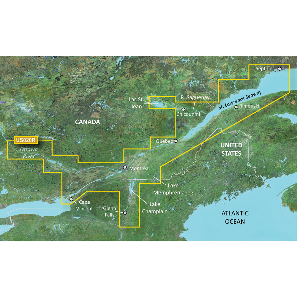 Garmin BlueChart g3 Vision HD - VUS020R - St. Lawrence Seaway - microSD /SD 010-C0721-00