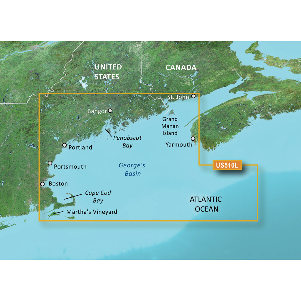 Garmin BlueChart g3 Vision HD - VUS510L - St. John - Cape Cod - microSD /SD 010-C0739-00