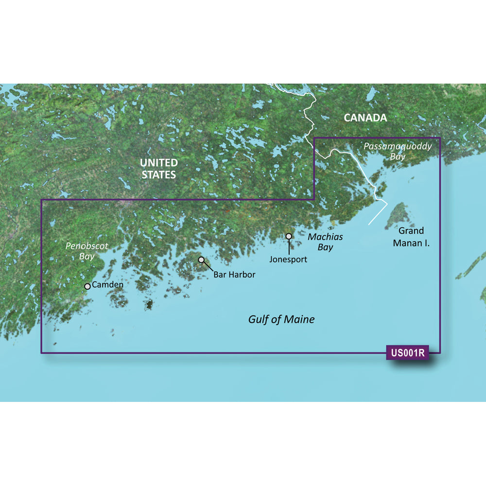 Garmin BlueChart g3 Vision HD - VUS001R - North Maine - microSD /SD 010-C0702-00