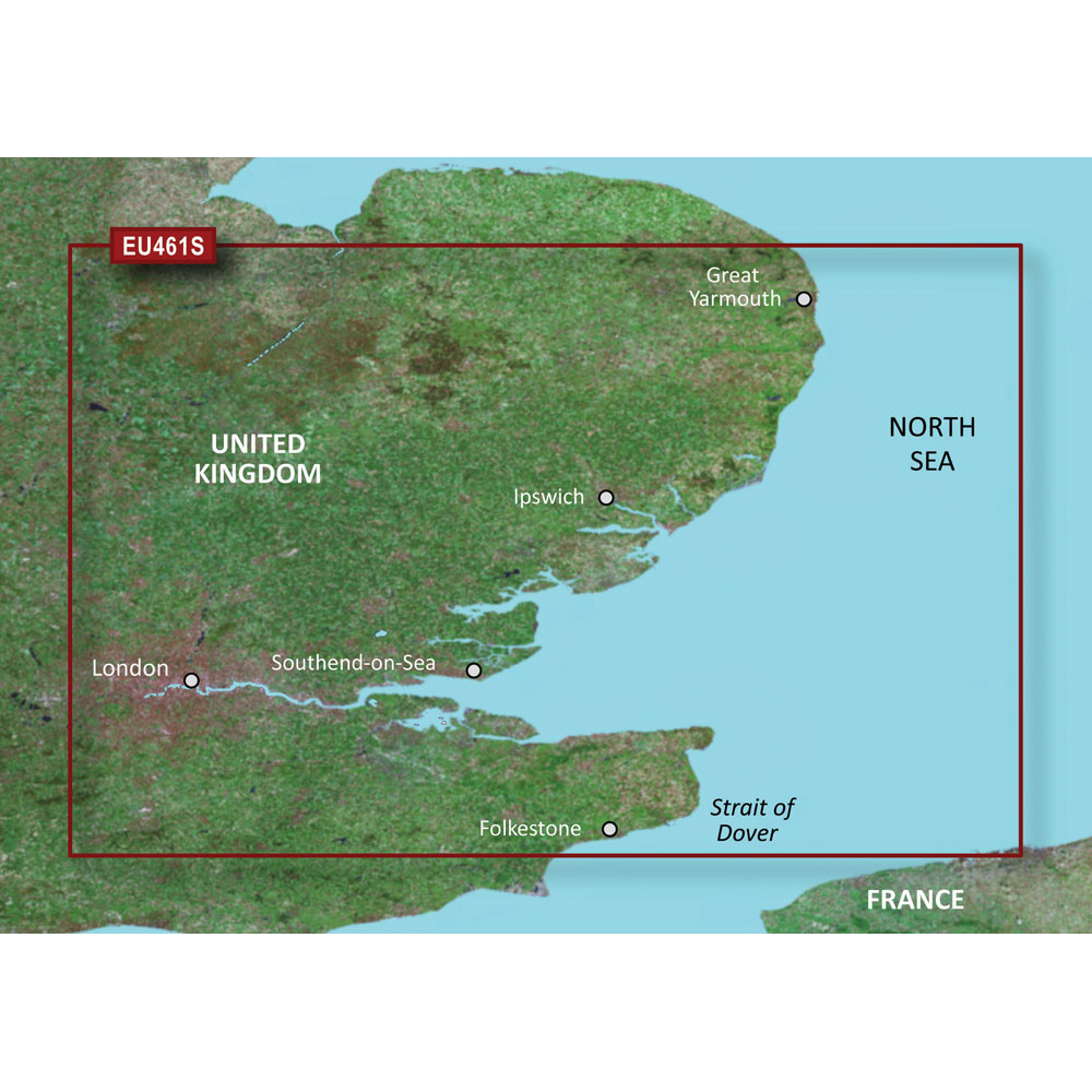 Garmin BlueChart® g3 Vision® HD - VEU461S - Thames Estuary - microSD /SD  - 010-C0805-00