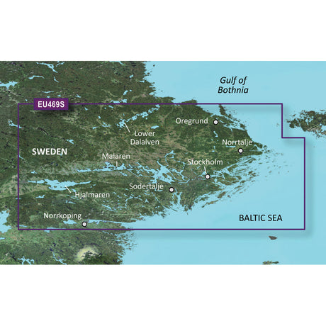 Garmin BlueChart® g3 Vision® HD - VEU469S - Stockholm & Mälaren - microSD /SD  - 010-C0813-00