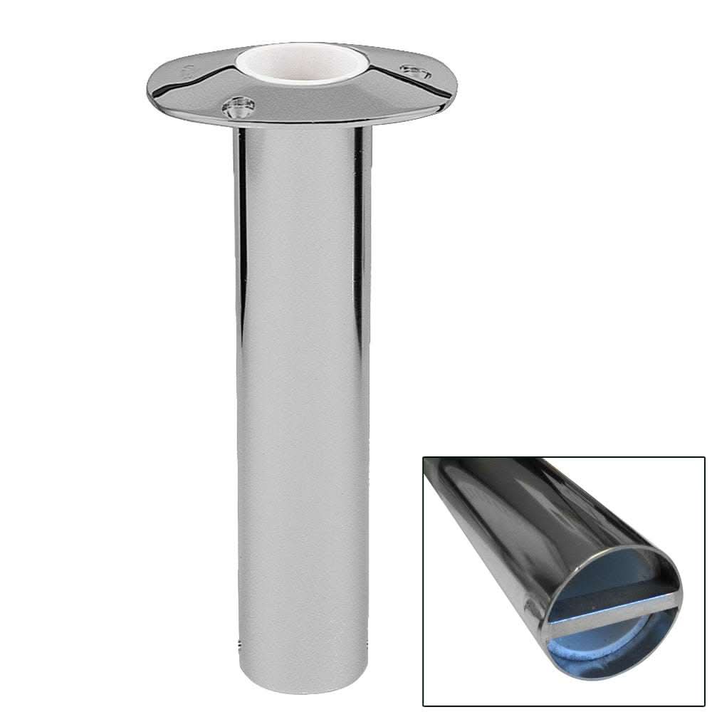 Lee's 0° stainless steel bar pin rod holder 2.25 inch flush mount rod holder RH532VS/XS