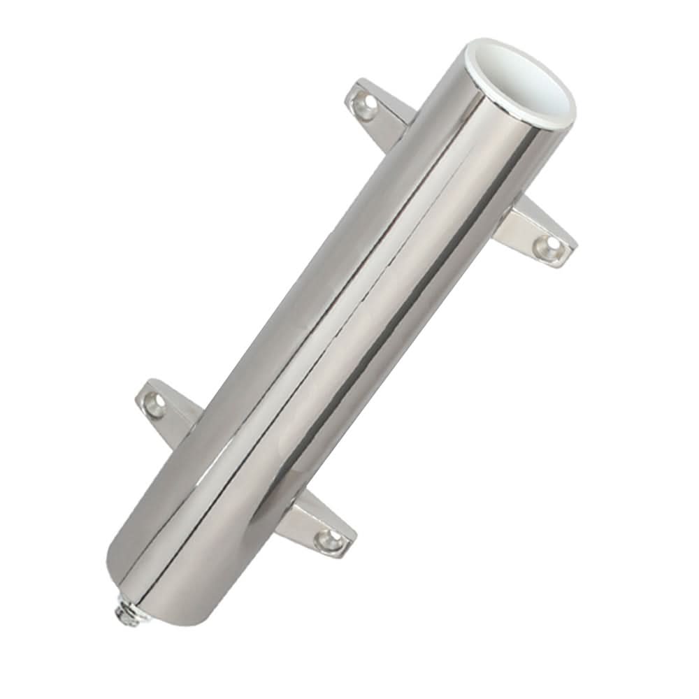 Lee's Stainless Steel Heavy Duty Bulkhead Mount with Swivel Base - Extra Long 2.25" OD X 14.5" Tube - RH570XL