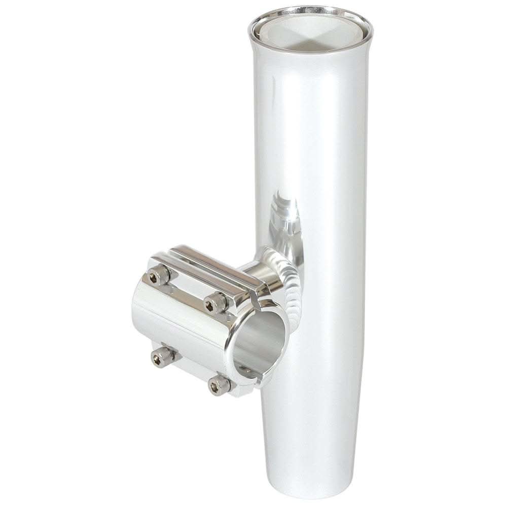 Lee's Clamp-On Rod Holder silver aluminum horizontal mount for 1.900" O.D. pipe