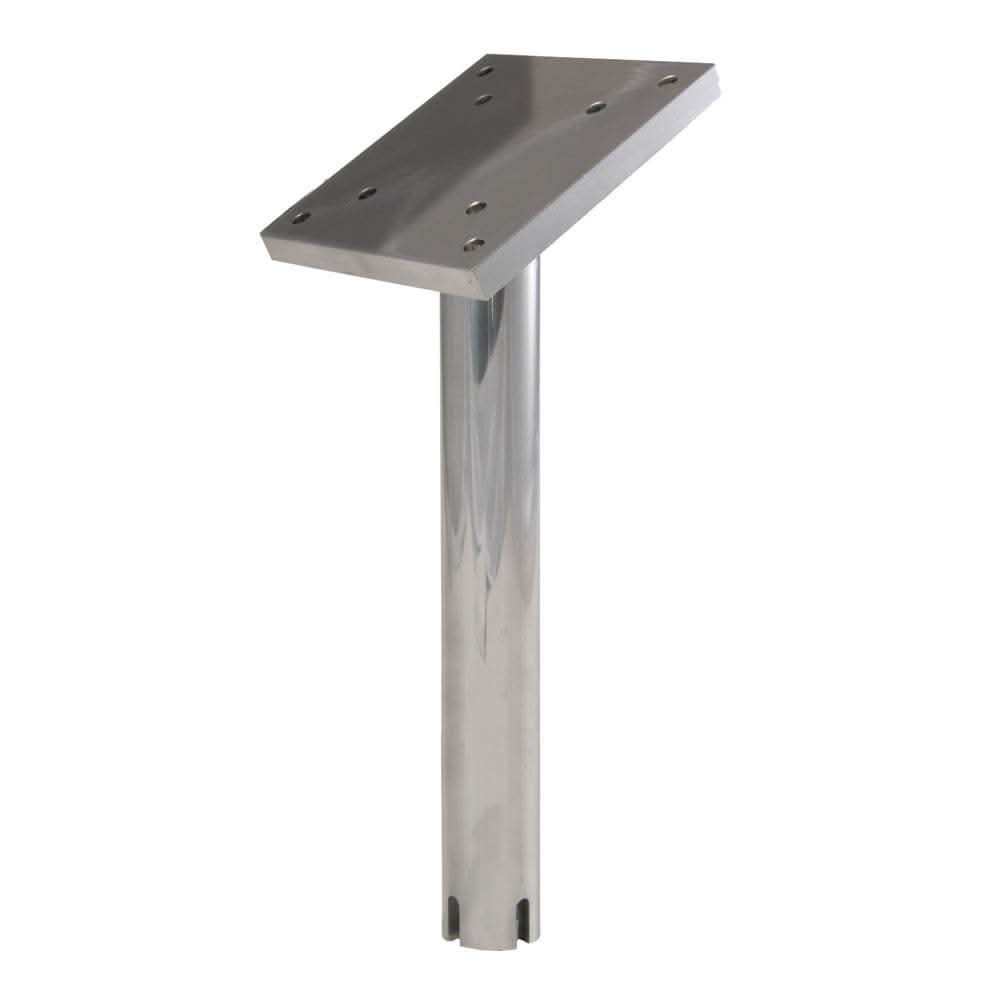 Cannon 12-inch stainless steel gimbal mount for downriggers with polished mirror finish and corrosion resistance