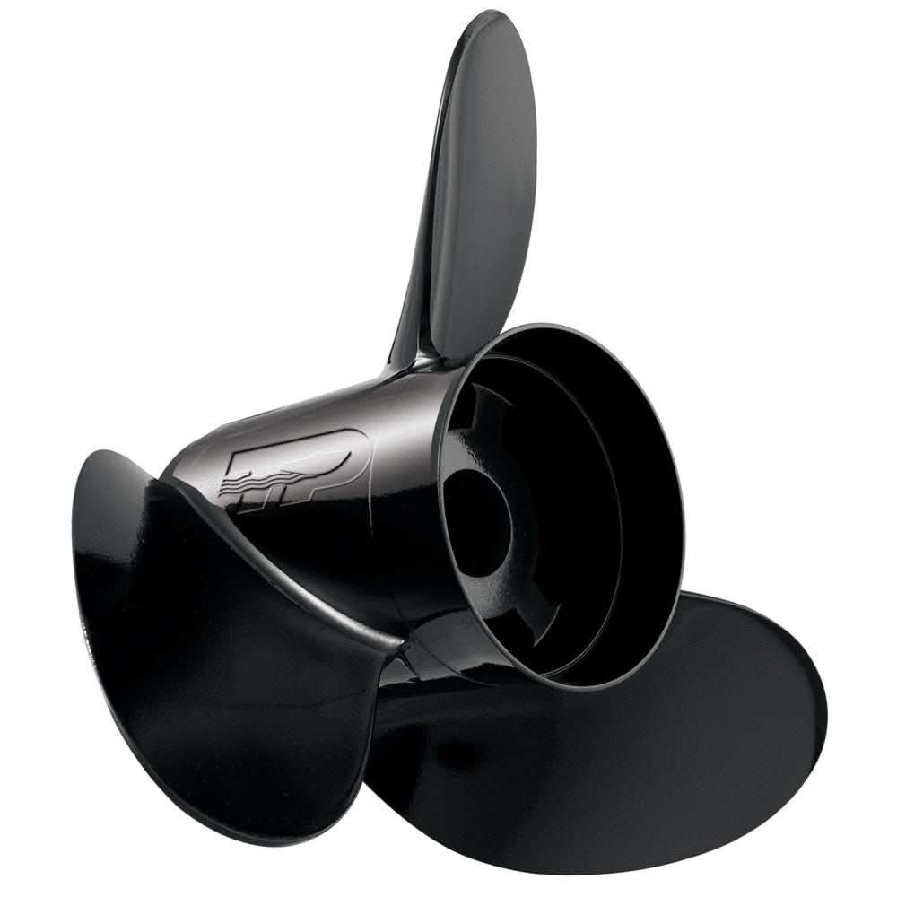 Turning Point Hustler right hand aluminum 3-blade propeller 14.25x19 pitch black finish