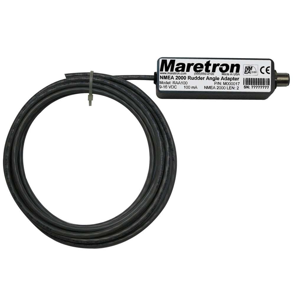 Maretron RAA100 NMEA 2000 rudder angle adapter with cable for marine use