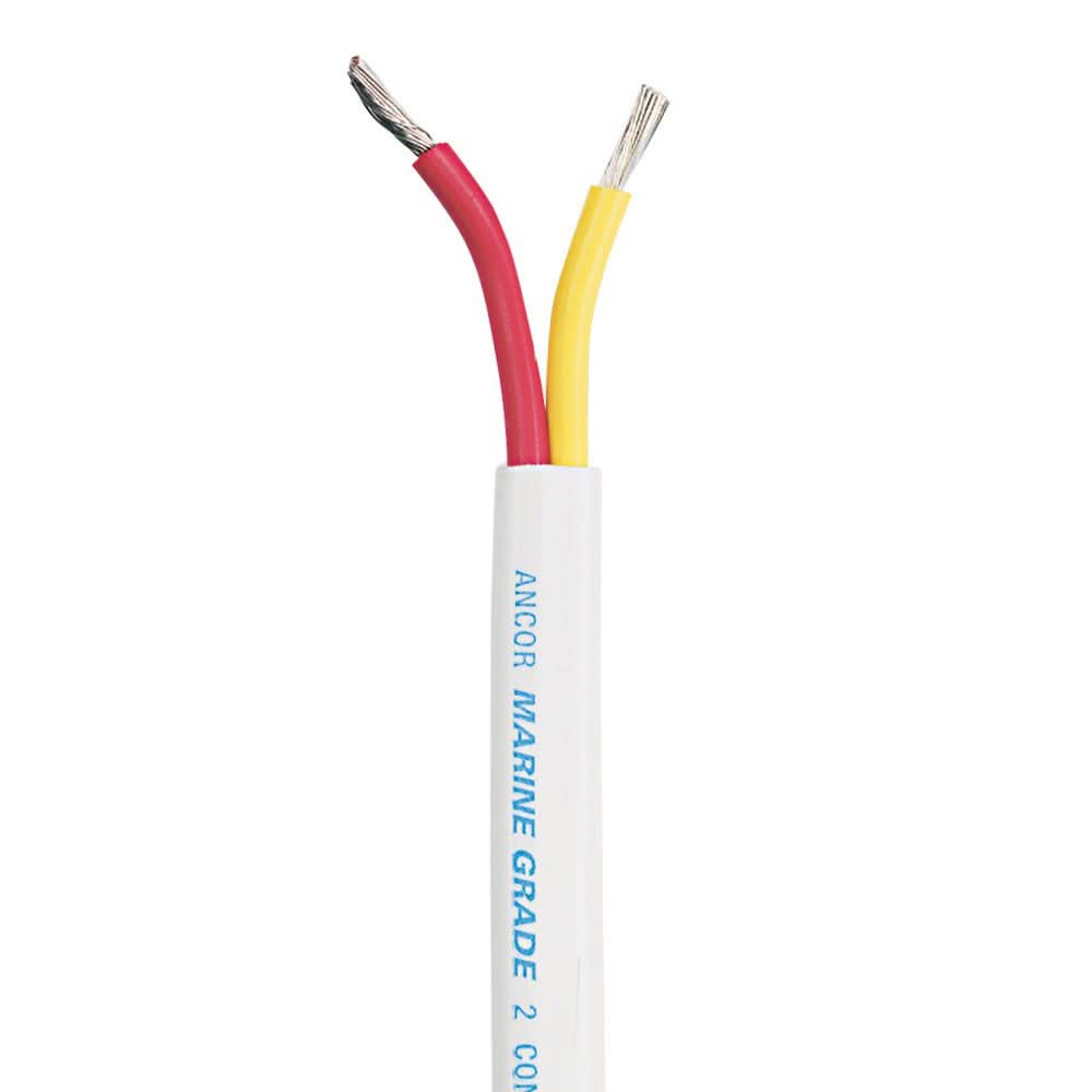 Ancor Safety Duplex Cable 10/2 100' with flexible vinyl insulation and abrasion-resistant jacket