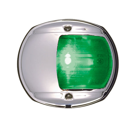 Perko LED Side Light - Green - 12V - Chrome Plated Housing - 0170MSDDP3