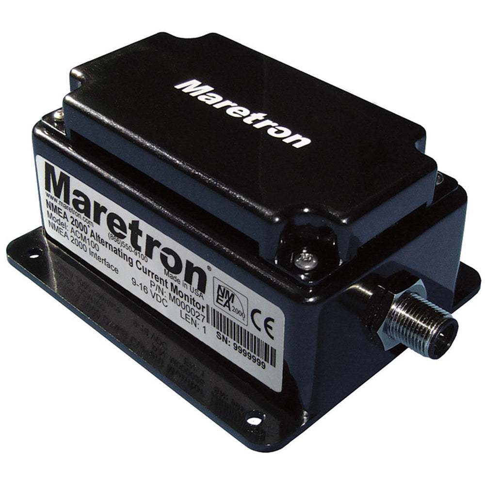 Maretron Alternating Current AC Monitor ACM100-01 marine NMEA 2000 power monitoring device with waterproof enclosure