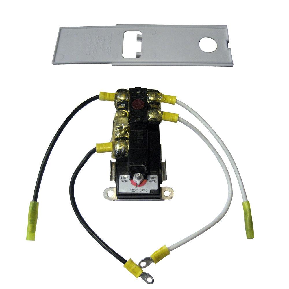 Raritan Water Heater Thermostat Assembly WH16 with wiring and cover for temperature control