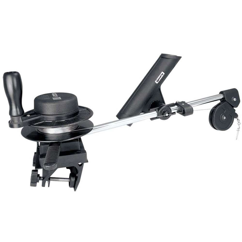 Scotty 1050 Depthmaster with 1021 Clamp Mount portable stainless steel downrigger for fishing boats