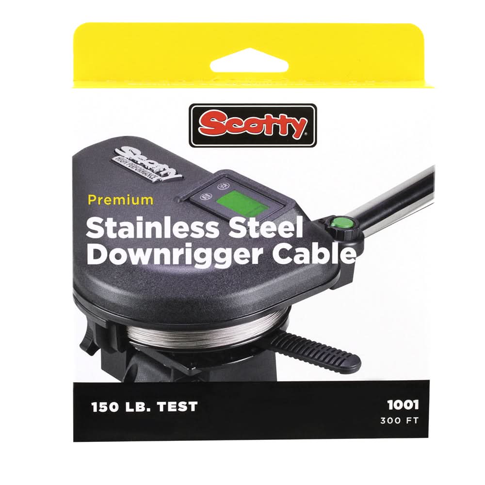 Scotty 300ft Premium Stainless Steel Replacement Cable - 1001K