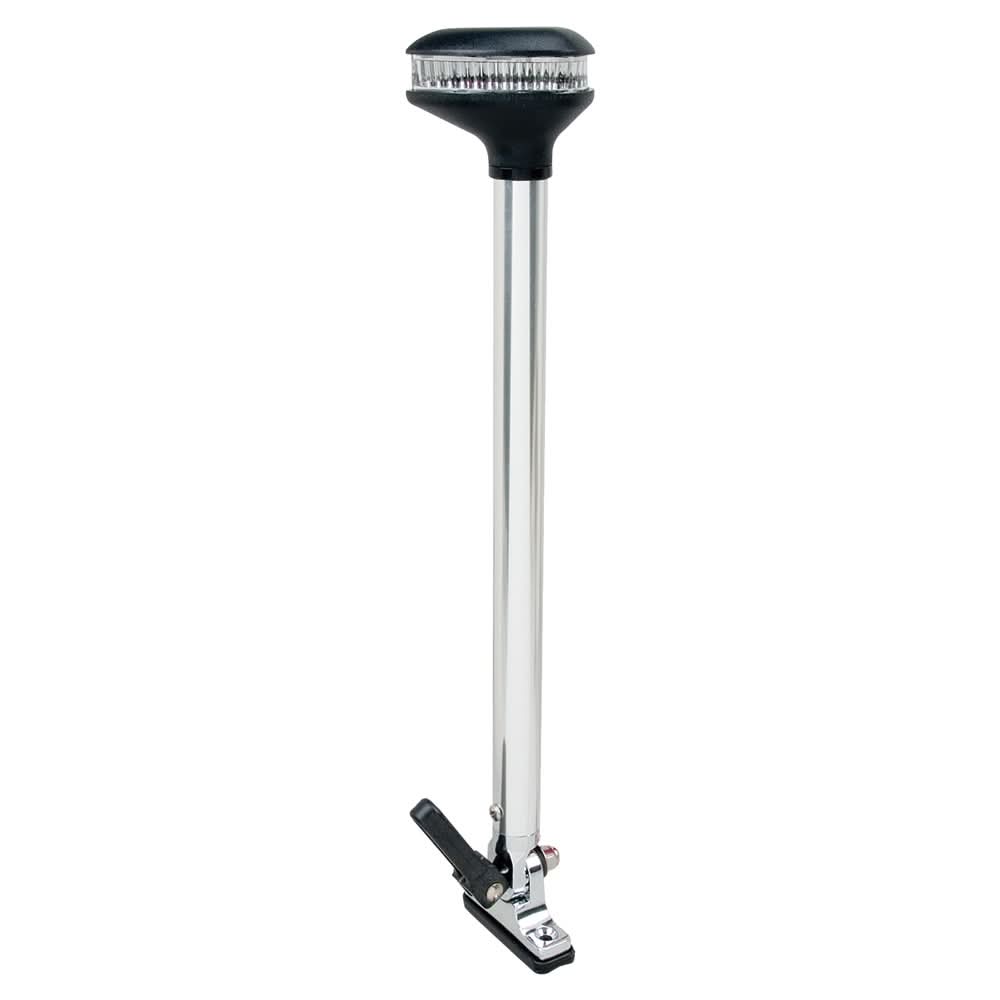 Perko Stealth Series - Fold Down All-Round Light - Vertical Mount 13-3/8" Height - 2NM Range - 1642DP0CHR