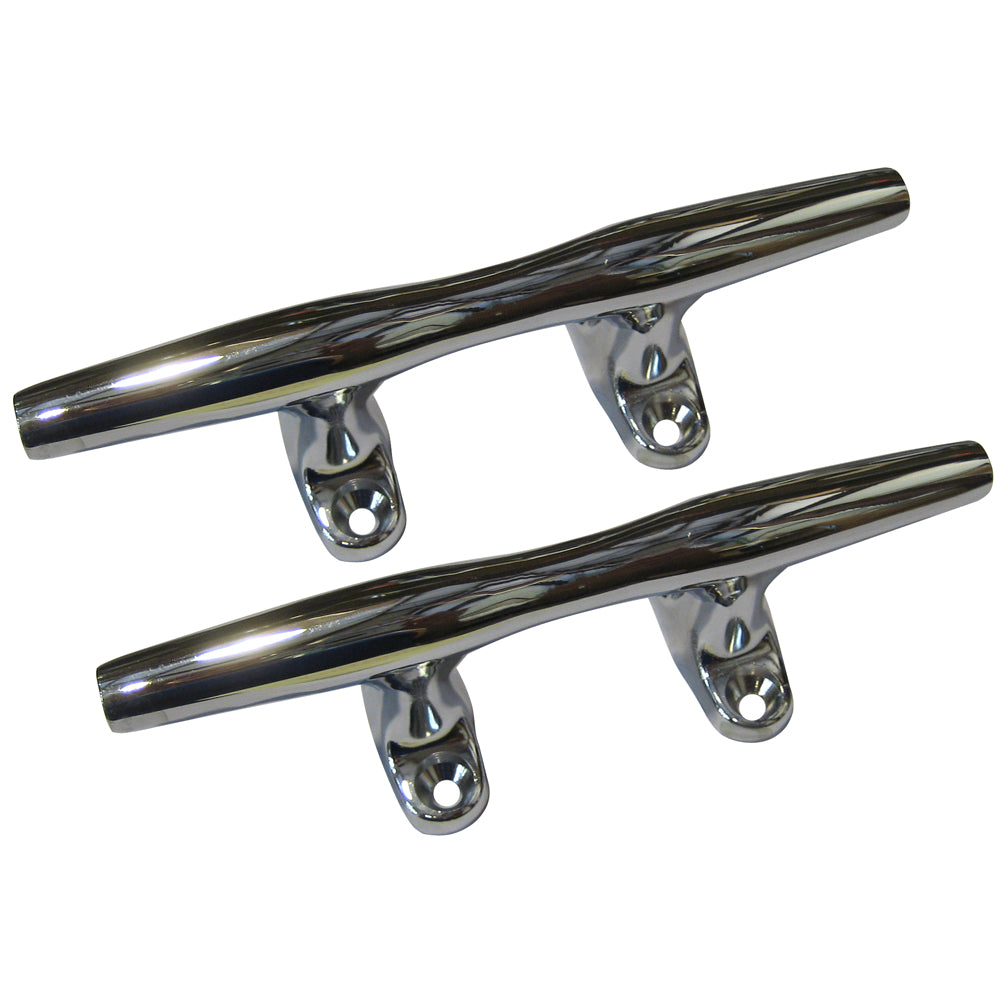 Perko 4" Open Base Cleat - Chrome Plated Zinc - Pair - 1188DP4CHR