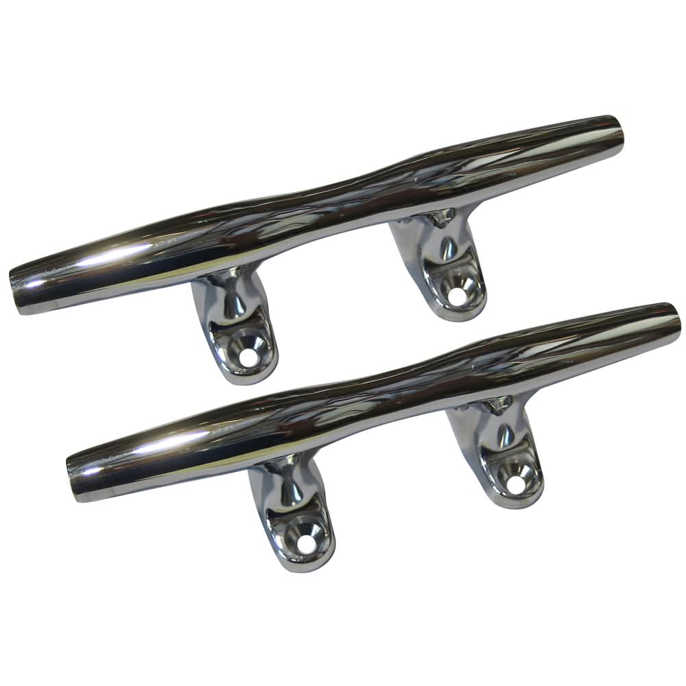 Perko 4" Open Base Cleat - Chrome Plated Zinc - Pair - 1188DP4CHR