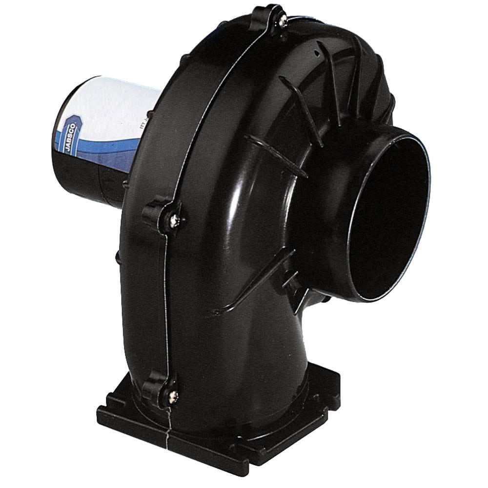 Jabsco 3 inch flangemount blower with 105 CFM high volume airflow and corrosion-resistant housing