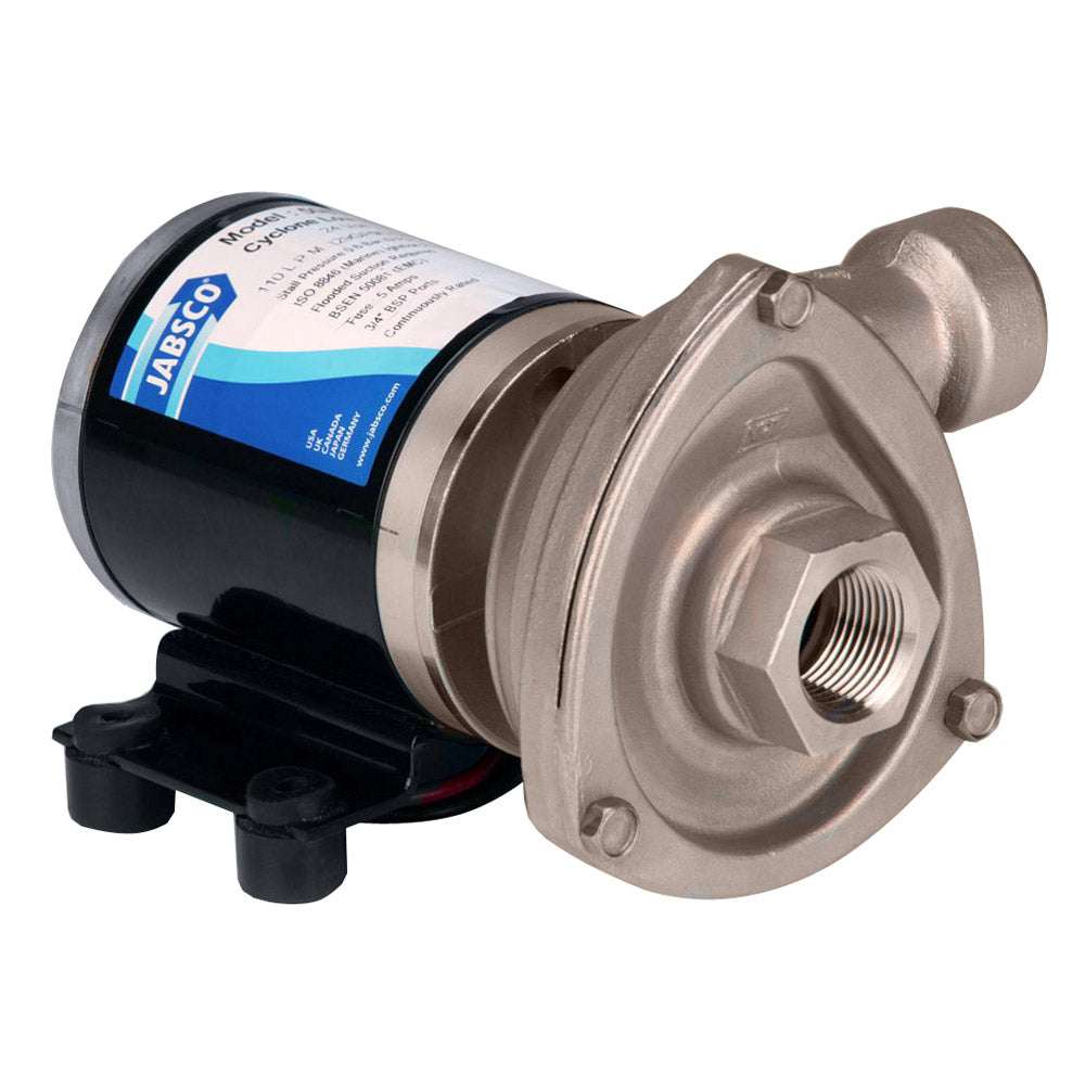 Jabsco Low Pressure Cyclon stainless steel low pressure centrifugal pump with 12V DC motor