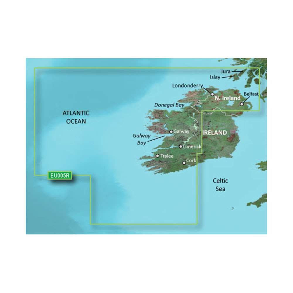 Garmin BlueChart g3 HD - HEU005R - Ireland, West Coast - microSD/SD - 010-C0764-20