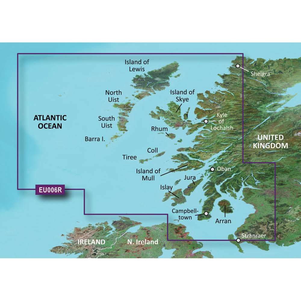 Garmin BlueChart g3 HD - HXEU006R - Scotland West Coast - microSD/SD - 010-C0765-20