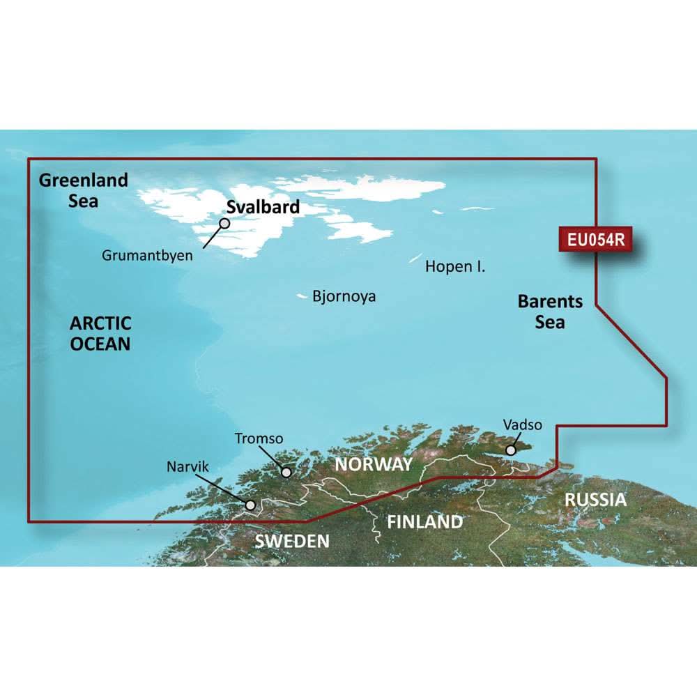 Garmin BlueChart g3 HD - HXEU054R - Vestfjd - Svalbard - Varanger - microSD/SD - 010-C0790-20