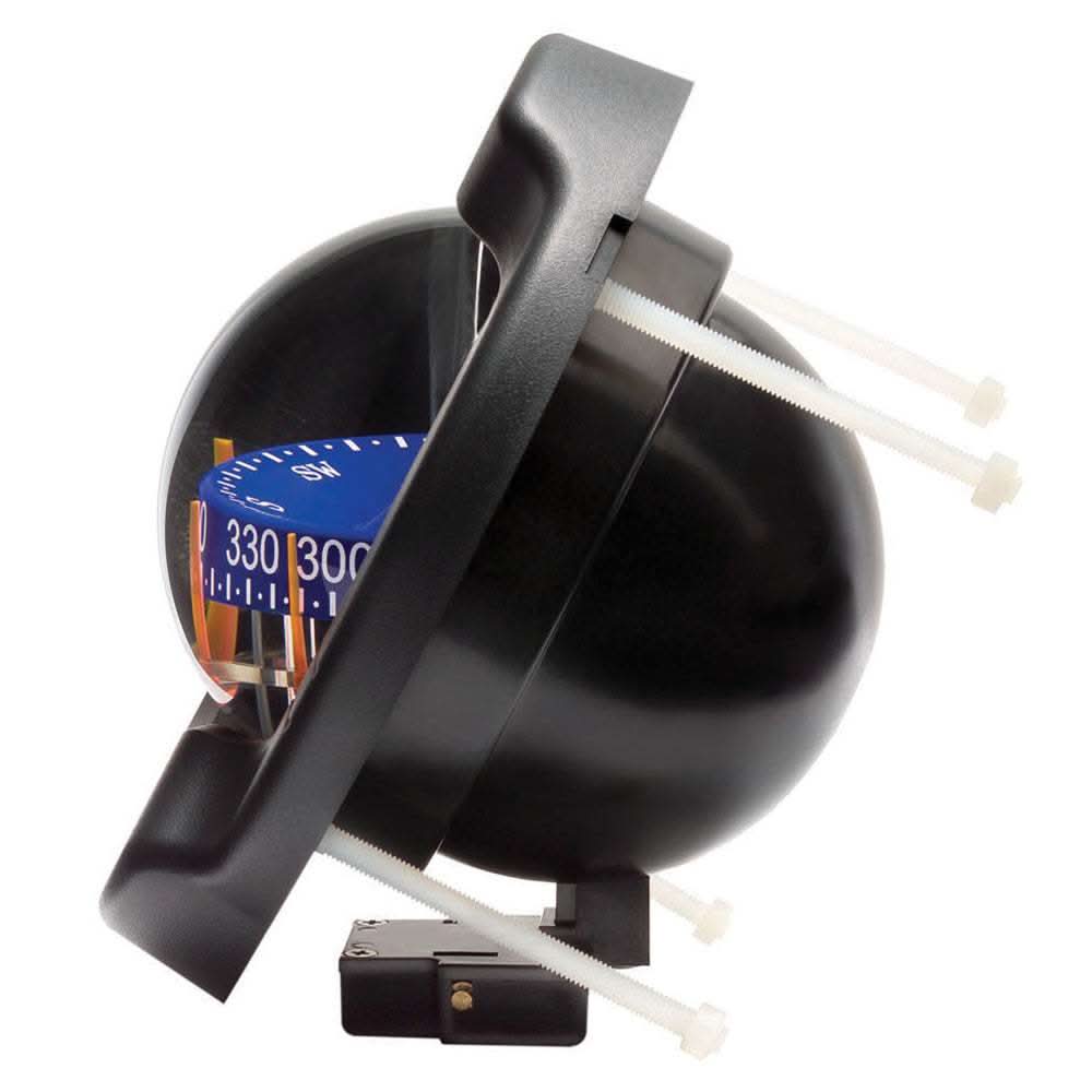 Ritchie SS-PR2 SuperSport Compass dash mount black marine compass with blue LED lighting