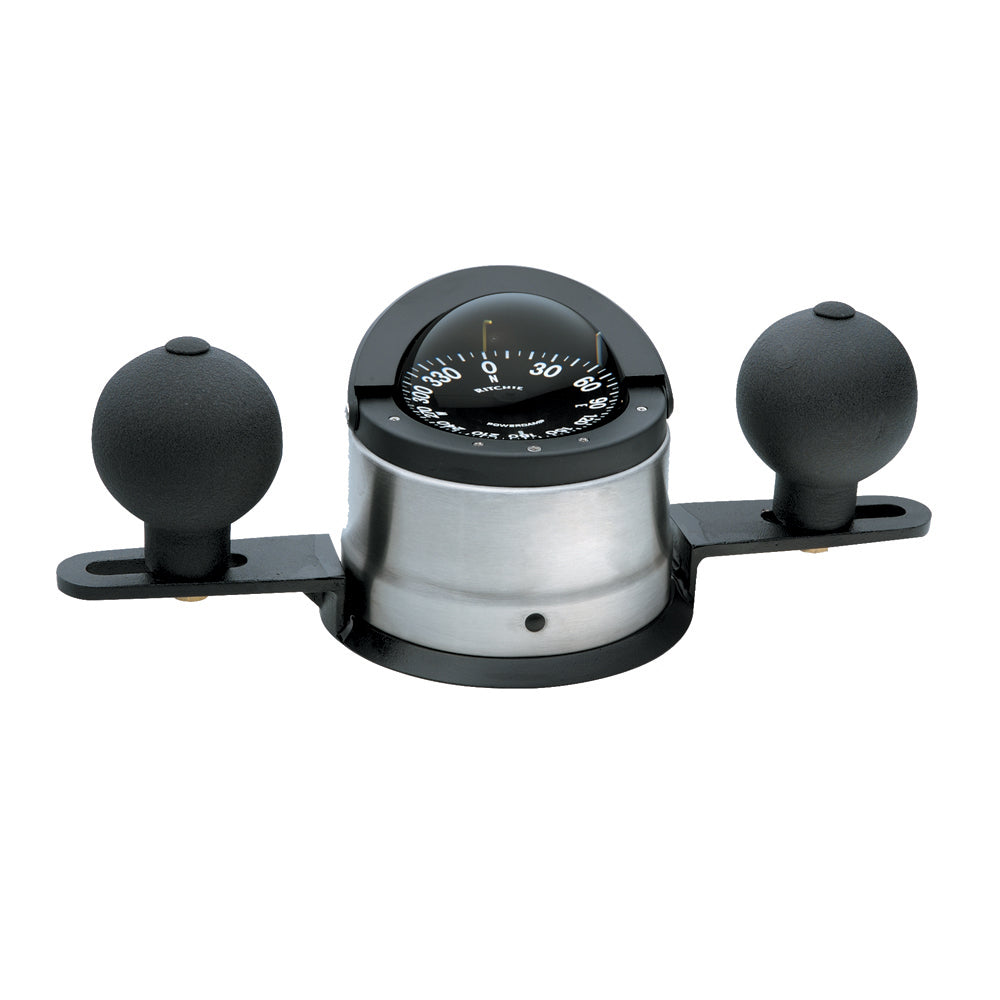 Ritchie B-200P Navigator Steel Boat Compass - Binnacle Mount - Stainless Steel/Black - B-200P