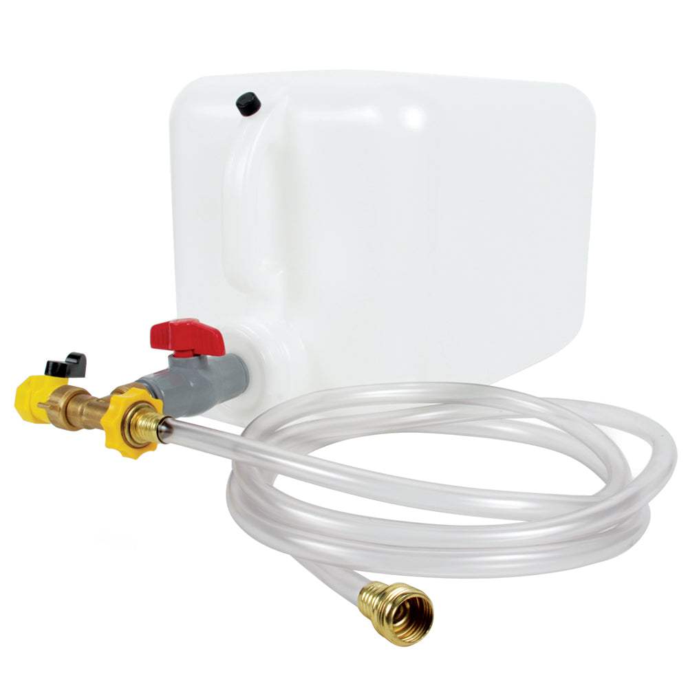 Camco D-I-Y Boat Winterizer engine flushing system with tank and hose for marine engines