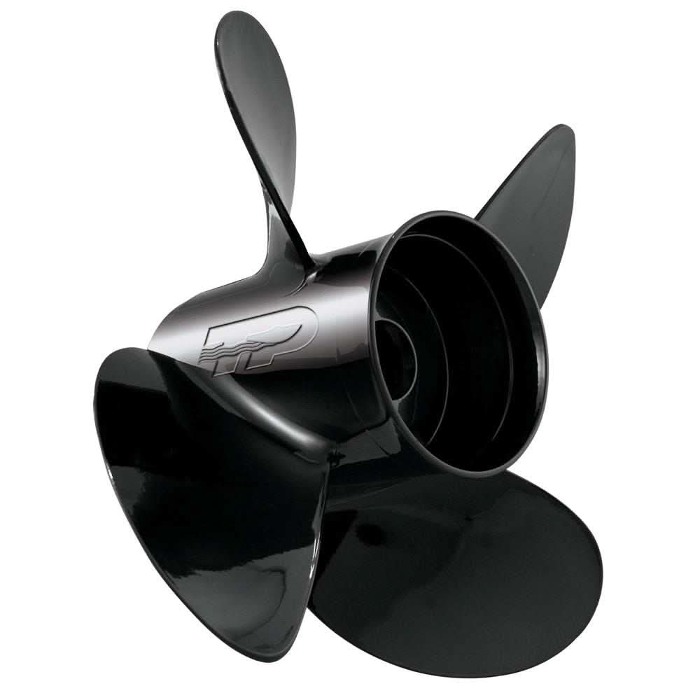 Turning Point Hustler right hand 4-blade aluminum propeller 14.5 inch diameter 17 pitch black finish