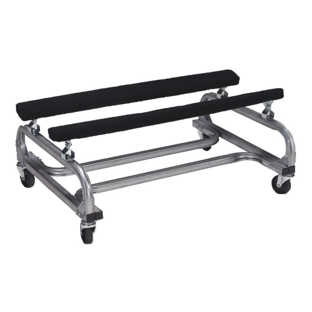 C.E. Smith PWC Dolly with galvanized frame, carpeted bunks, and rugged casters for easy PWC storage and maintenance