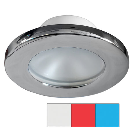 i2Systems Apeiron A3120 Screw Mount Light - Red, Cool White & Blue - Chrome Finish - A3120Z-11HAE