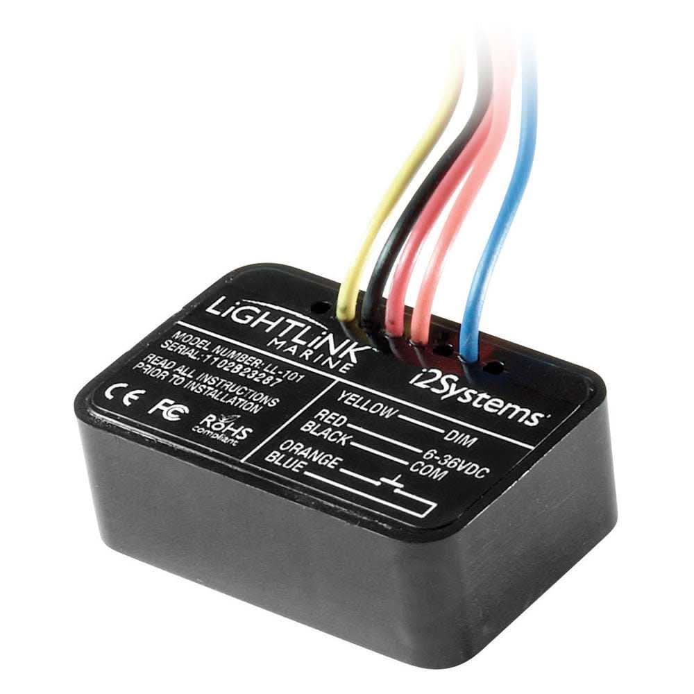 i2Systems LightLink Marine Dimming Module LL-101 with multicolor wires for LED dimming in marine environments