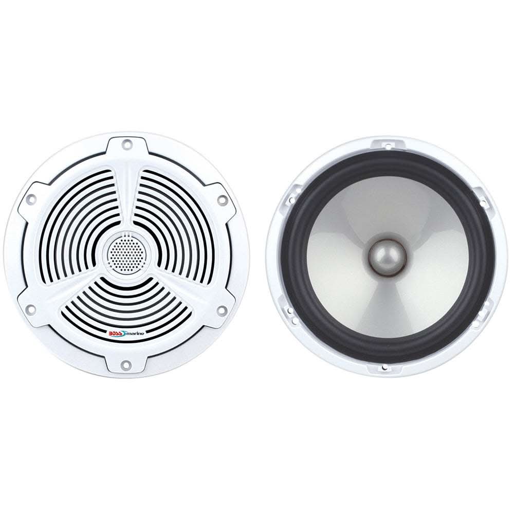Boss Audio MR652C 6.5-inch 2-way marine speakers with removable tweeters and plastic grilles