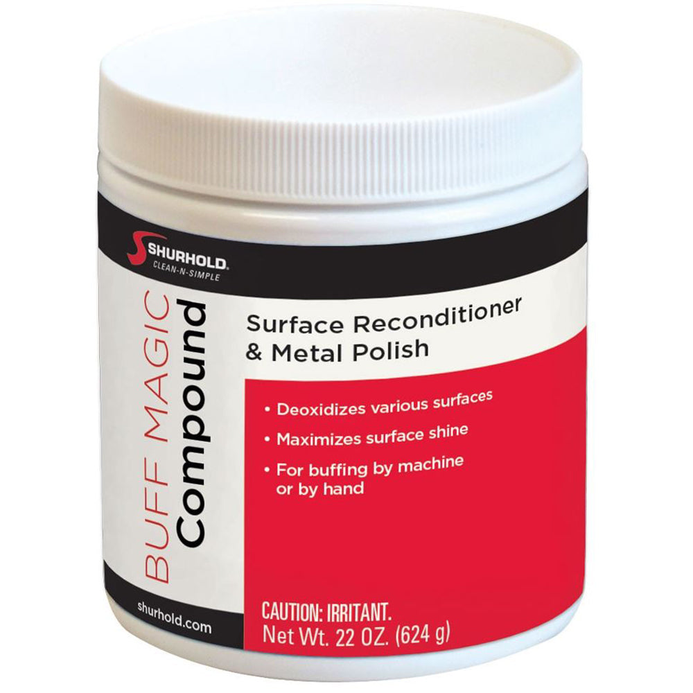 Shurhold Buff Magic Compound Surface Reconditioner & Metal Polish - 22oz - YBP-0101