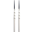 Lee's 16.5' Bright Silver Black Spike Telescopic Poles for Sidewinder - TX3916SL/SL