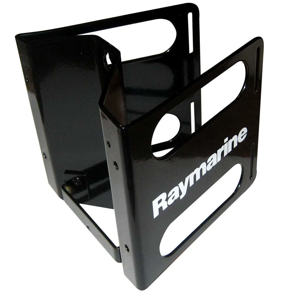 Black Raymarine Single Mast Bracket T137, lightweight, corrosion-free with powder coating for Micronet and Race Master displays