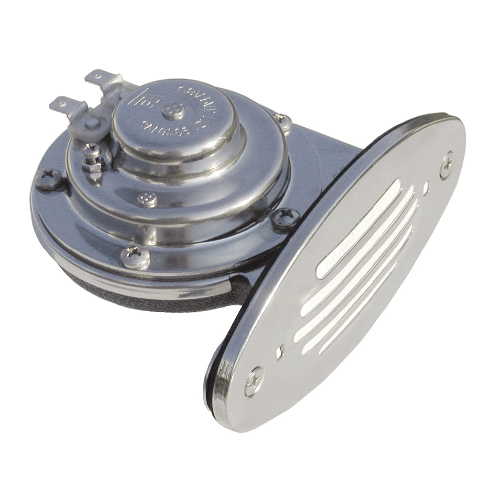 Schmitt & Ongaro Mini SS Single Drop-In Horn w/SS Grill - 12v High Pitch - 10051
