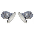 Schmitt Marine Mini Stainless Steel Dual Drop-In Horn w/Stainless Steel Grills High & Low Pitch - 10055