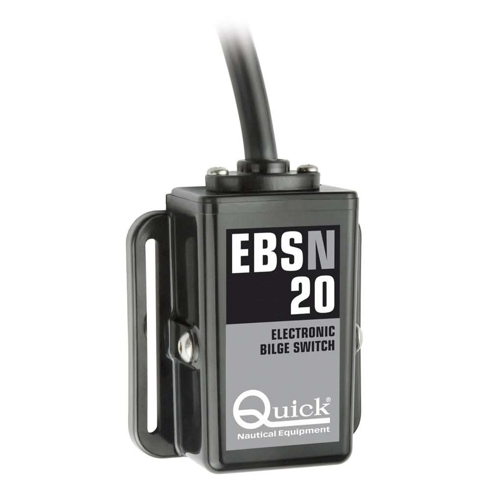 Quick EBSN 20 electronic bilge pump switch with microcontroller control and watertight casing