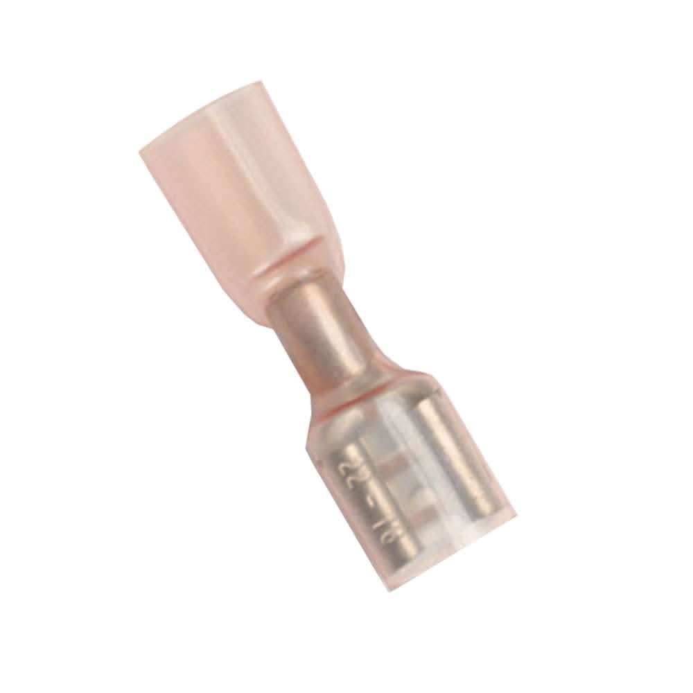 Ancor 22-18 female heatshrink disconnect connector with corrosion-resistant tinned copper and heat-activated adhesive sleeve