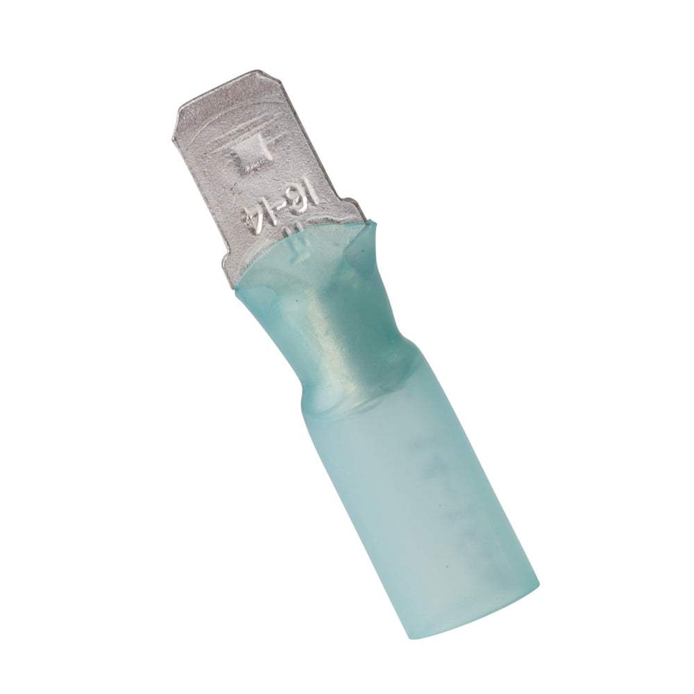 Ancor 16-14 Male Heatshrink Disconnect connector with heat activated adhesive and corrosion-resistant tinned copper, 100-pack