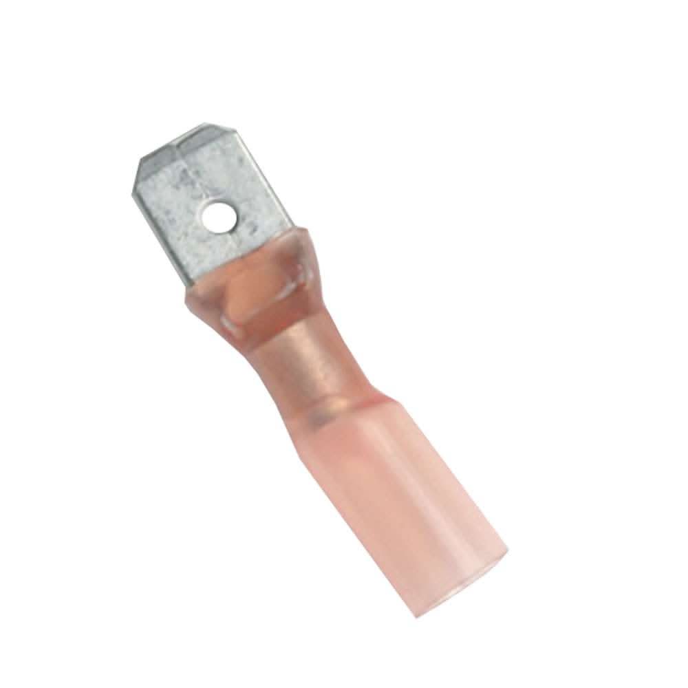 Ancor 22-18 male heatshrink disconnect connector with corrosion-resistant tinned copper and heat-activated adhesive sleeve
